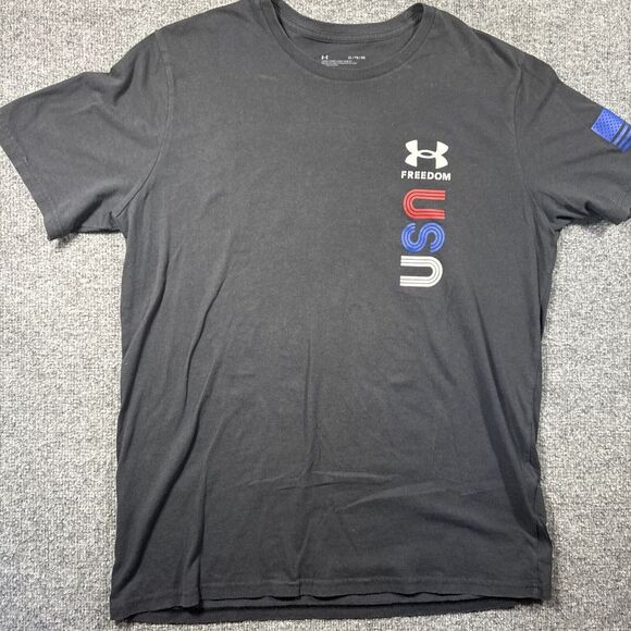Under Armour Other - Under Armor USA Freedom Men XL Tshirt‎ Training Workout